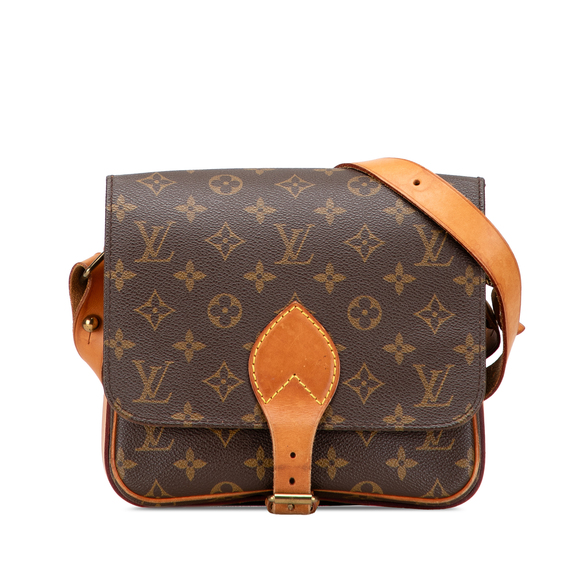 Pre-Loved Louis Vuitton Monogram Cartouchiere MM - Picture 1 of 10